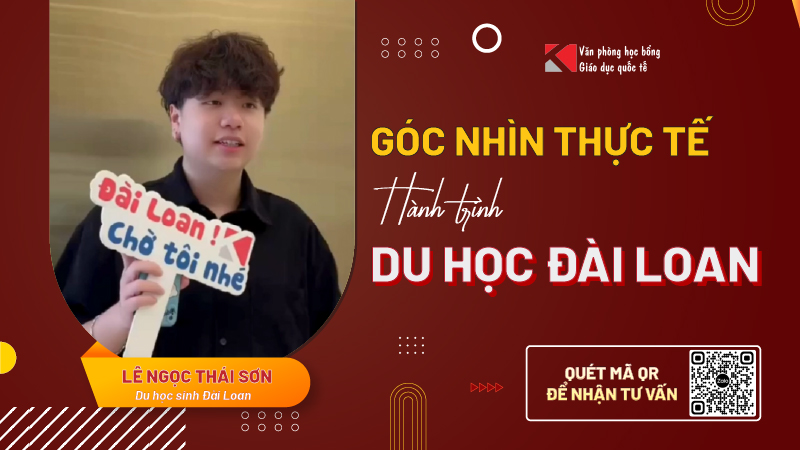 Lê Ngọc Thái Sơn và hành trình giành học bổng toàn phần du học Đài Loan kỳ tháng 9
